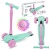 JAX Mint/Pink Balance Kick Scooter