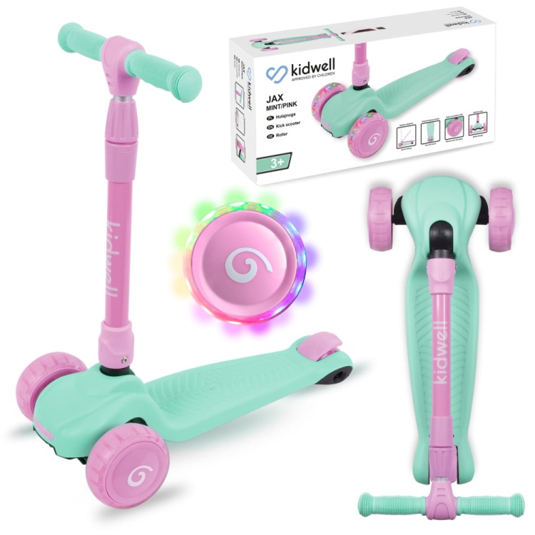 JAX Mint/Pink Balance Kick Scooter