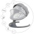 LUXI Melange Electric Baby Bouncer 2in1