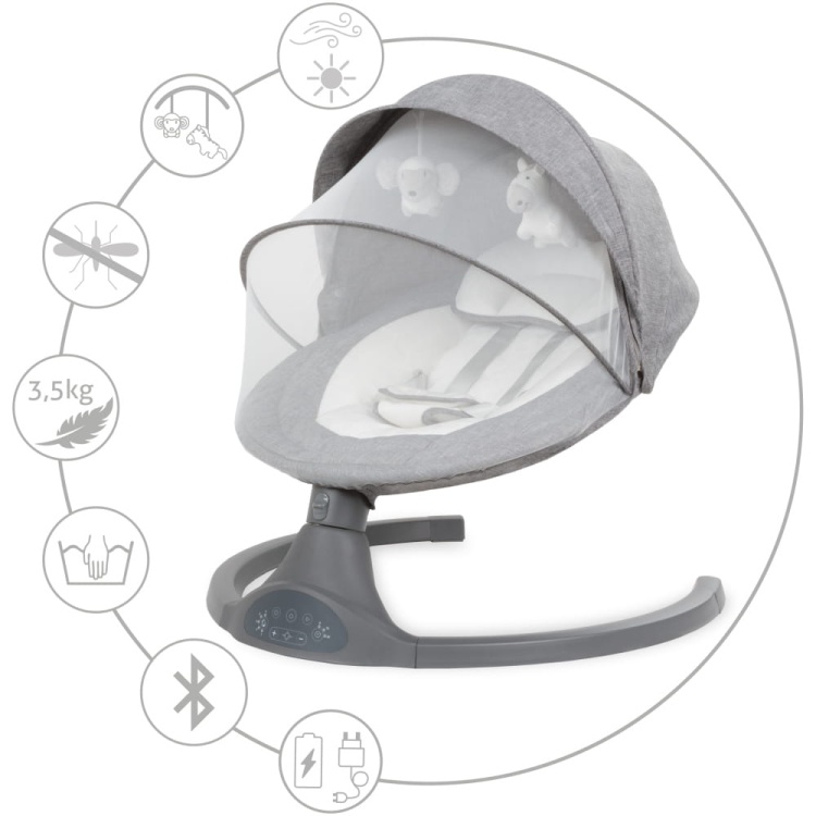 LUXI Melange Electric Baby Bouncer 2in1