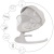LUXI Beige Electric Baby Bouncer 2in1