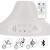 LUXI Beige Electric Baby Bouncer 2in1