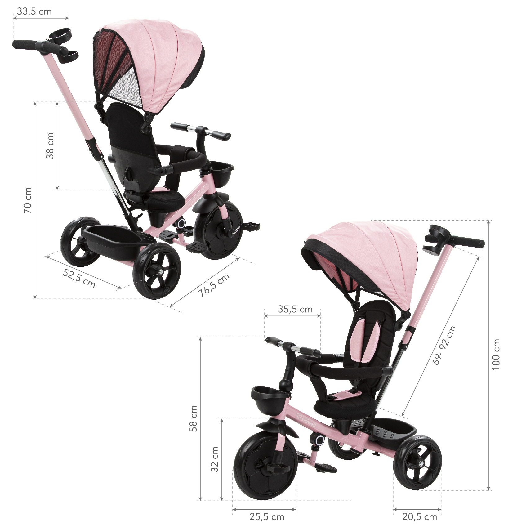 Rowerek Kidwell AXEL Titanium Gray