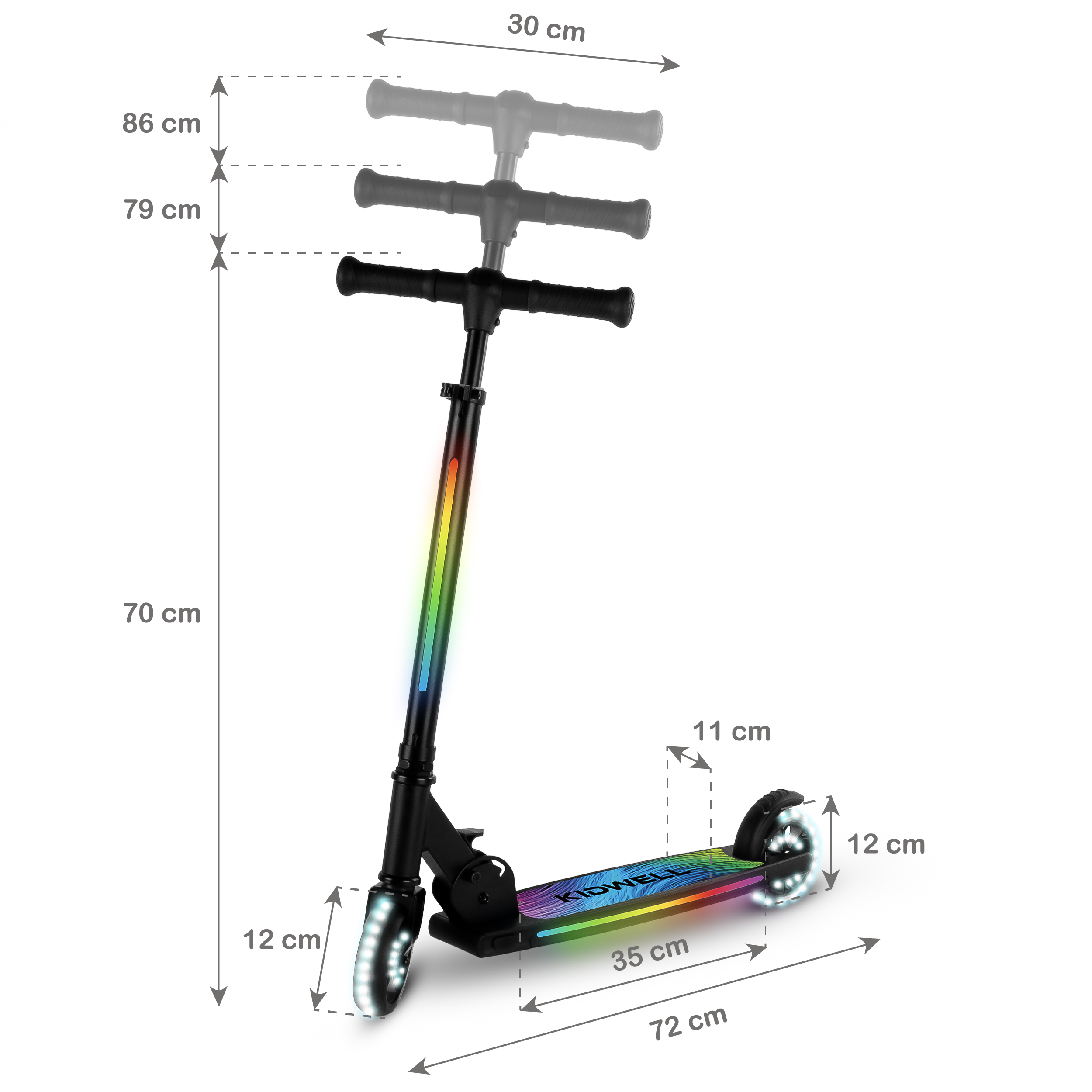 Kidwell MIDO LED Scooter
